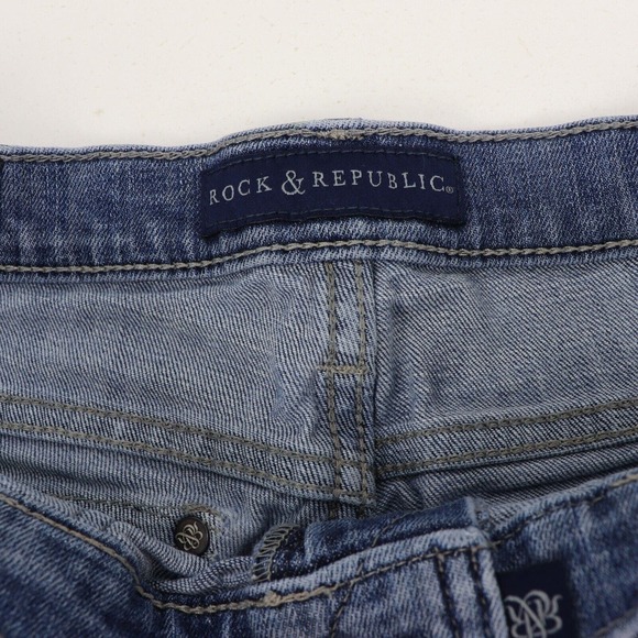 Rock And Republic Jean Shorts Woman's Size 8 - Picture 4 of 9